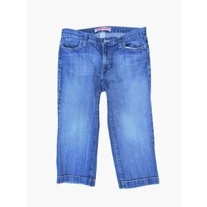 Y2K GAP Jeans Capri Cropped Denim Pants Women’s Size 8 Mid Ris